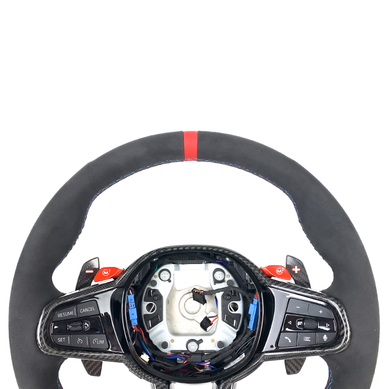 car interior Customized carbon fiber steering wheel for BMW G02 G05 G06 G14 G15G16G17 G20 G30 G80 G82 F92 F90 M5 m3 m4 G