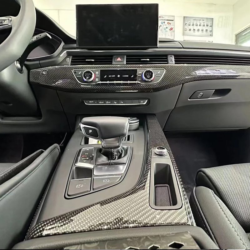 Superior Quality Customized Real Carbon Fiber Car Interior Accessories Center Console Armrest Box for Audi A4 A5 B9