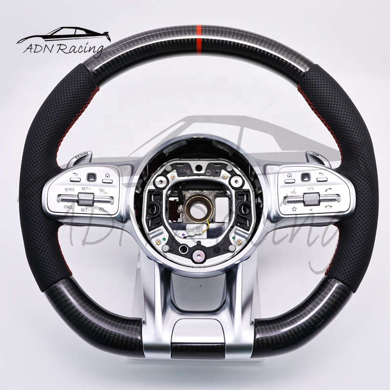 For Mercedes-benz AMG Performance Custom Carbon Fiber Car Steering Wheel