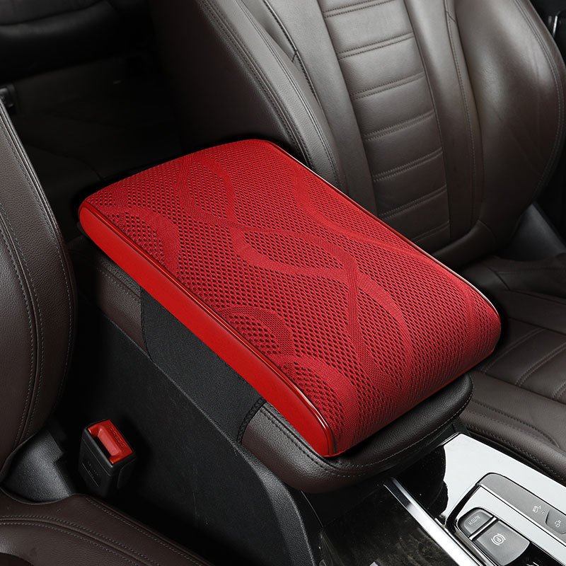 Contents Memory Foam Center Console Cover Car Box Decorative Cover for Honda Fit Armrest Pad
