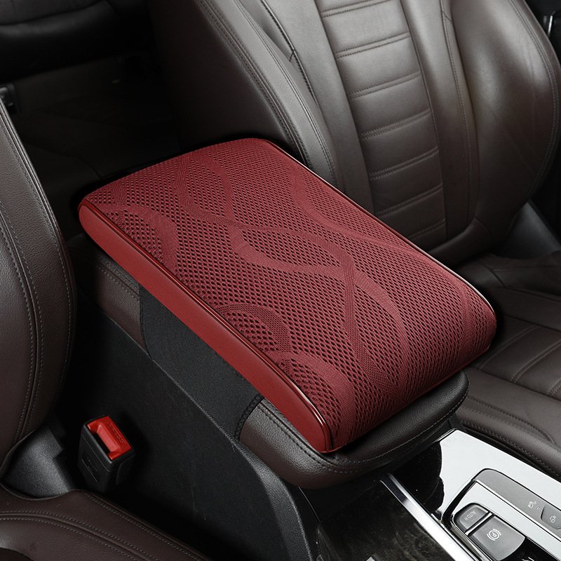Contents Memory Foam Center Console Cover Car Box Decorative Cover for Honda Fit Armrest Pad