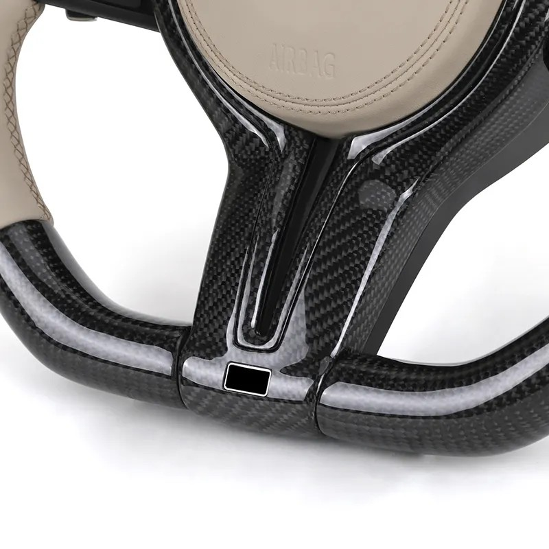 Custom Half Leather Carbon Fibre Steering Wheel for BMW F10 F30 F11 F26 F32 F80 F82 F90 F92 E70 E71 X5 F15 E60 E90 E93 Z4 E89