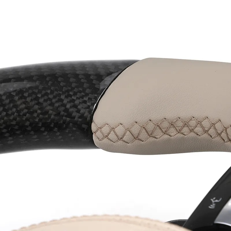 Custom Half Leather Carbon Fibre Steering Wheel for BMW F10 F30 F11 F26 F32 F80 F82 F90 F92 E70 E71 X5 F15 E60 E90 E93 Z4 E89