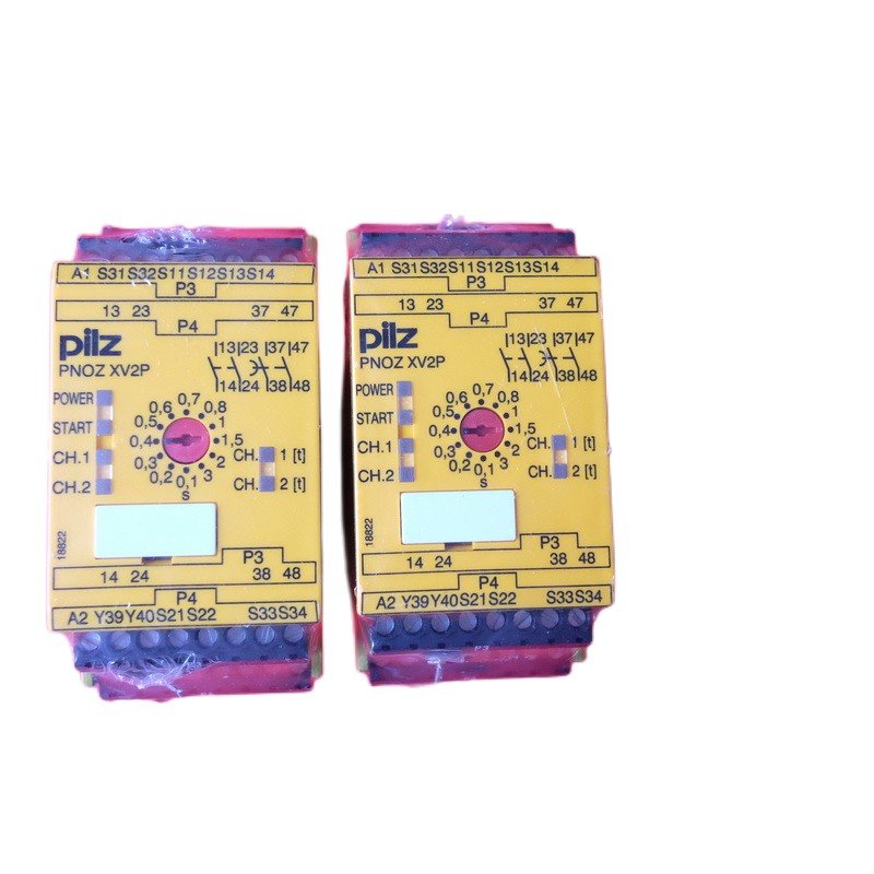 New 777502 Pilz Safety Relay Module PNOZ XV2P 3/24VDC 2n/o 2n/o Miniature Size 20A Max Switching Current Sealed Protection Stock