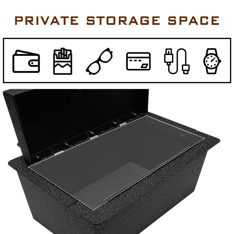 Amazon Hot Sale In-Vehicle Console Safe for Chevrolet Front Armrest Box With Password Lock Car Gun Storage Console Storage Box