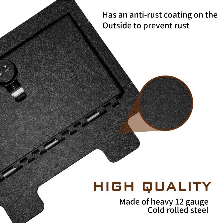 Amazon Hot Sale In-Vehicle Console Safe for Chevrolet Front Armrest Box With Password Lock Car Gun Storage Console Storage Box