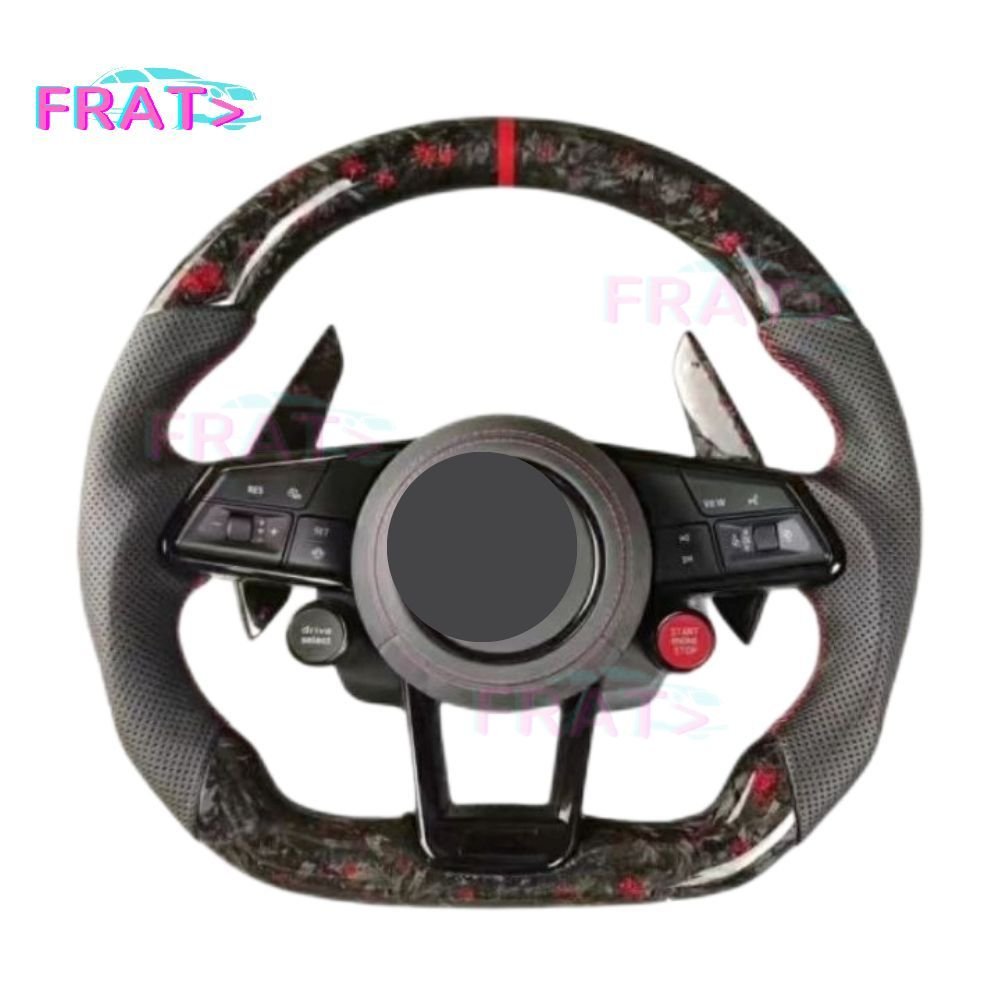 fit for VW Volkswagen Polo GTI R MK7 Golf 7 GOLF 6 R Golf R GTS GTD 7 carbon fiber AIcantara Leather car steering wheel