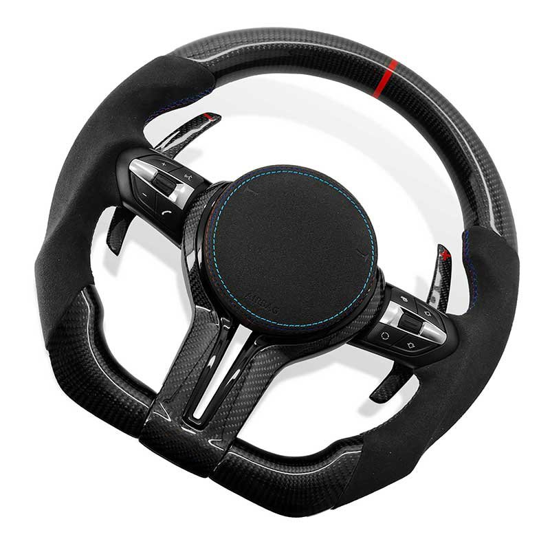 Carbon Fiber Steering Wheel Fit For BMW E90 E91 E92 E93 E70 E71 E72 E53 E89 E86 E84 E83 E92 E93 E81 E87 E82 E88 E46 E60 E38 E39