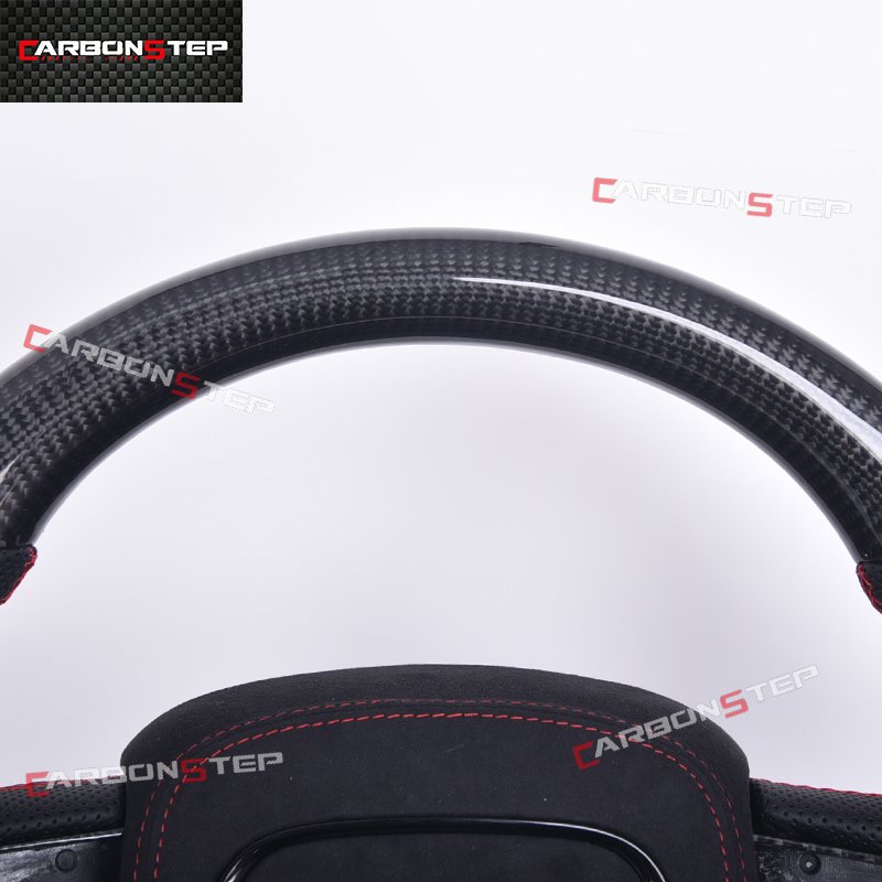 Sport Car Carbon Steering Wheel Fit For Dodge Charger Challenger SRT Carbon Fiber Steering Wheel