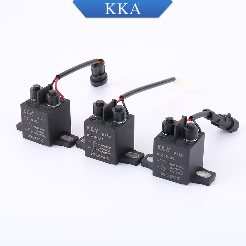 KKA-E150 150A High Power Contactor Relay Automotive Relay for Cars 12V/24V/32V/48V/72V High Voltage New Condition