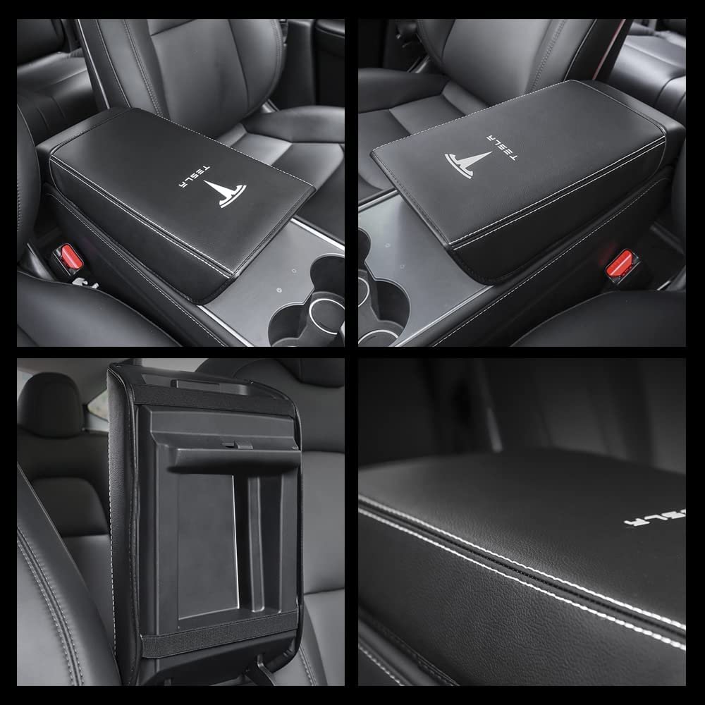 Car Central Control Armrest Box Protective Cover for Tesla Model 3 Y Interior Vehicle Supplies Tesla Model Y 2023 Accessories
