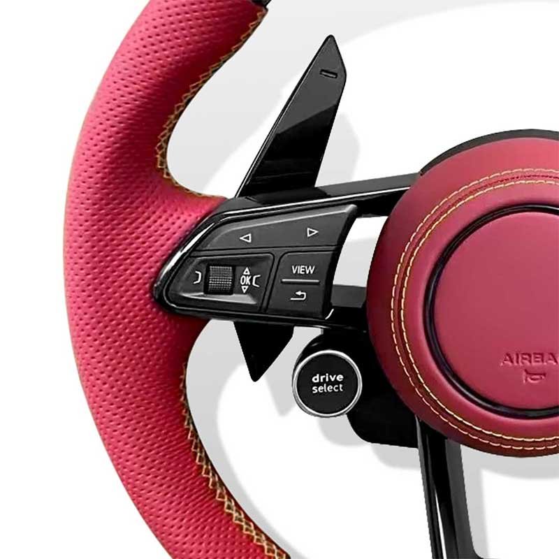Car Modified Custom Style R8 LED Steering Wheel Assembly 2 Keys for Audi R8 A4 A5 A6 A7 Q3 Q5 S3 S4 S5 S6 S7