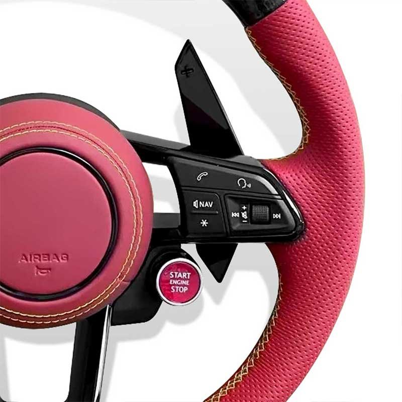 Car Modified Custom Style R8 LED Steering Wheel Assembly 2 Keys for Audi R8 A4 A5 A6 A7 Q3 Q5 S3 S4 S5 S6 S7