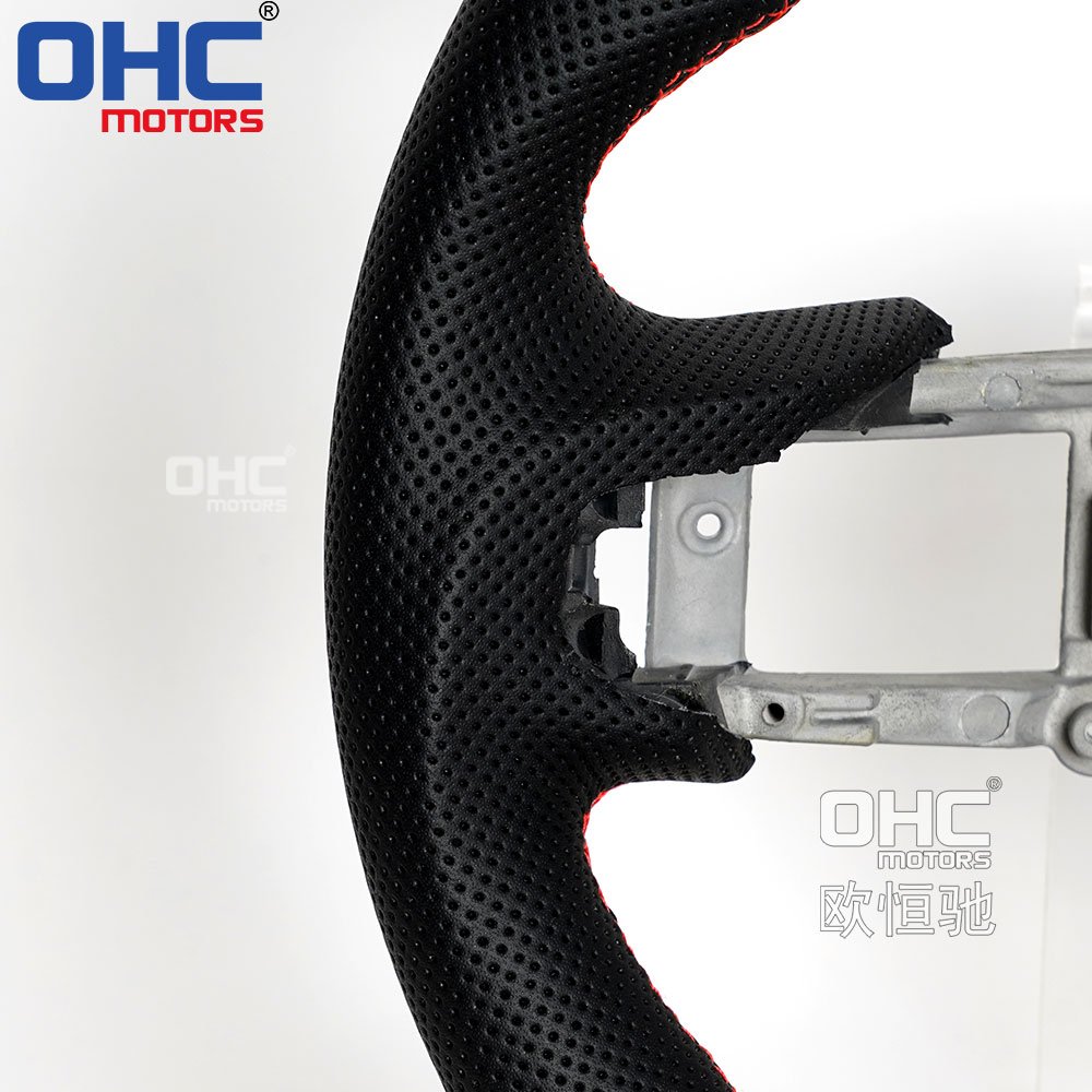 Real Carbon Fiber Steering Wheel Compatible with ford 2018 2019 2020 2021 2022 2023 mustang gt ohc motors steering wheel