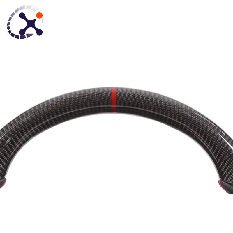 Refit R8 New Carbon Fiber leather car Steering Wheel with Extended shift paddles Fit for Audi A6 S3 RS3 RS4 RS5 TT