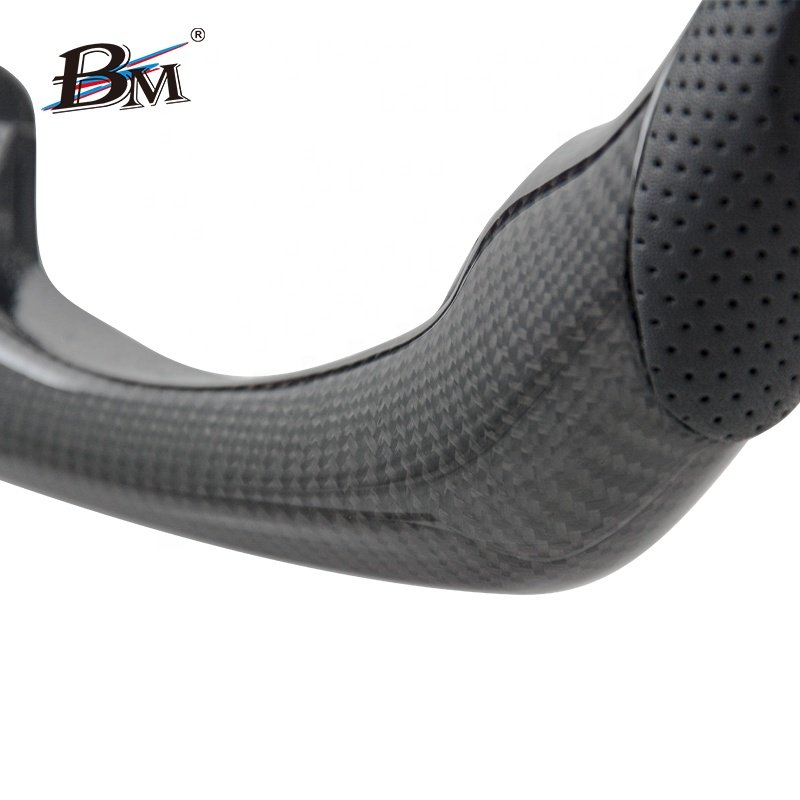 For Chevrolet Suburban 2021+ Tahoe 2020-2023 Silverado Blazer 2020-up Classical Glossy Carbon Fiber Car Custom Steering Wheels