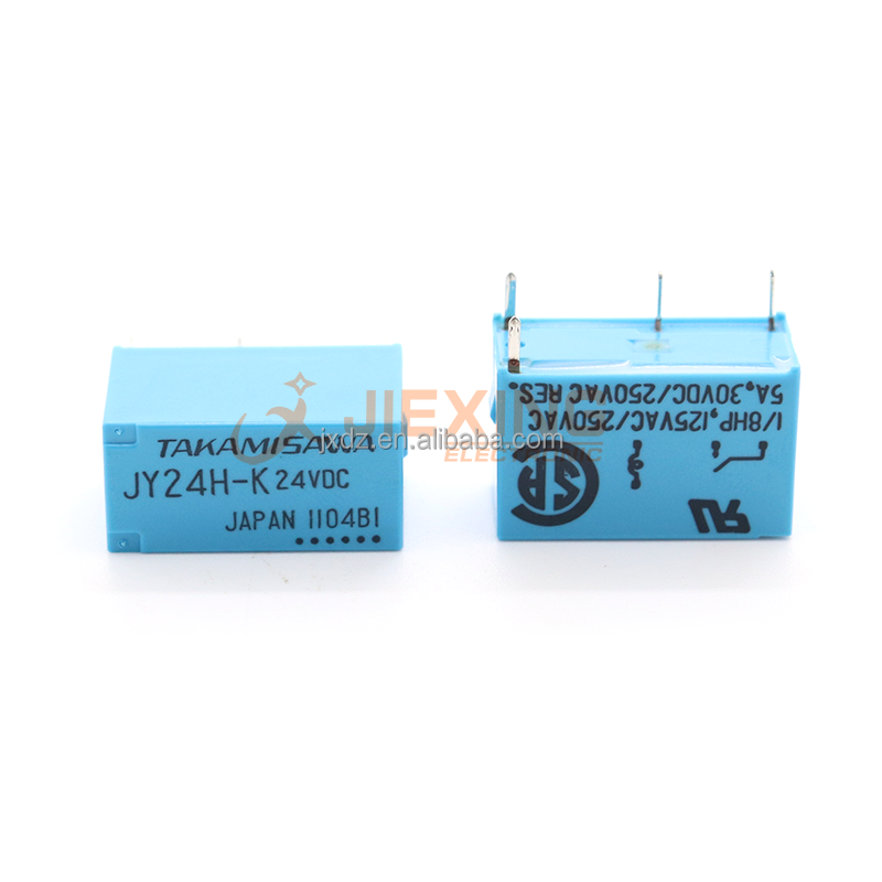 TAKAMISAWA Relay JY24H-K 24VDC 5A 250VAC 4pin New & Original