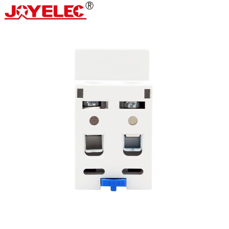 JOYELEC 2P 63A Din Rail Automatic Reconnect Adjustable Over Under Voltage Over Current Protector