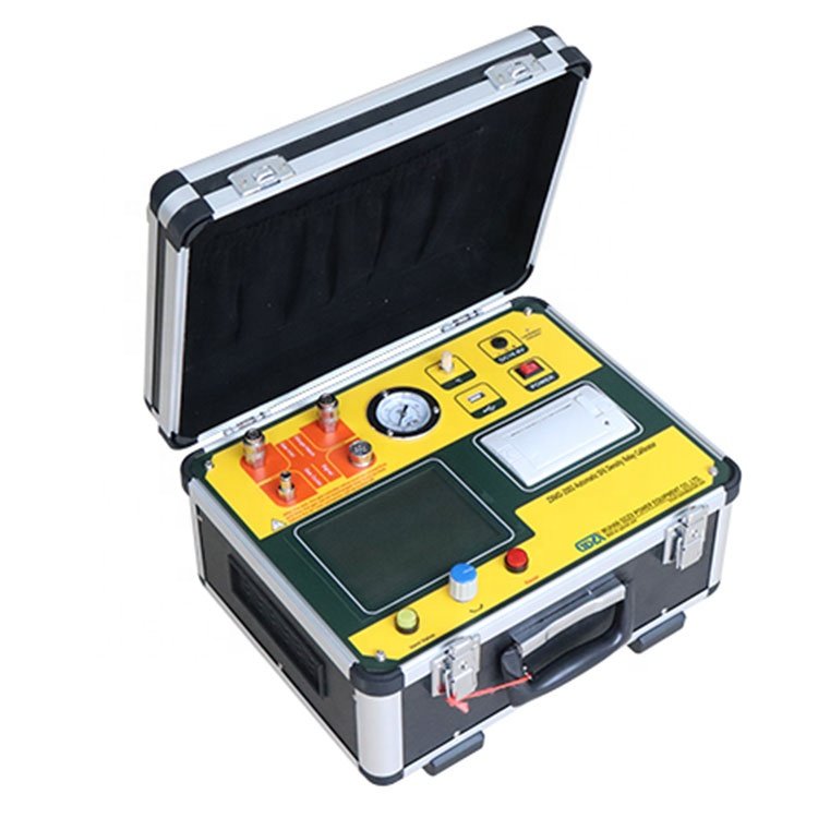 High Accuracy SF6 Gas Analyzer Density Relay Automatic Calibration Verification Tester
