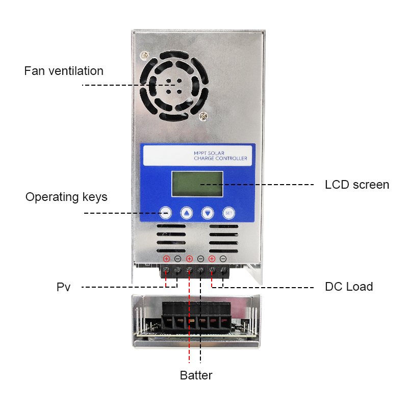 SUYEEGO 12V 24V Auto 10A 20A 30A LCD PWM Li-ion Charge Controller Solar Regulator Stabilizers MPPT Solar Charge Controller