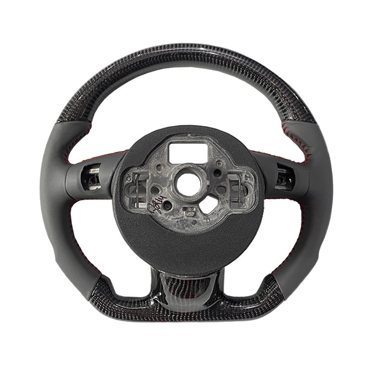 New Carbon Fiber & NAPA Leather Steering Wheel Stylish Design Compatible Audi B8 B8.5 S4 S5 RS5 S6 S7 RS7 A4 A3 A6 A5 Models