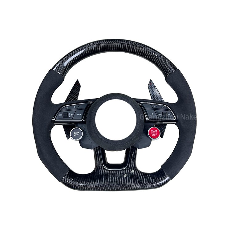 For Audi A6 C7 A5 A4 B8 RS3 S3 A7 A4 B9 RS6 RS7 S4 Carbon Fiber Car Steering Wheel