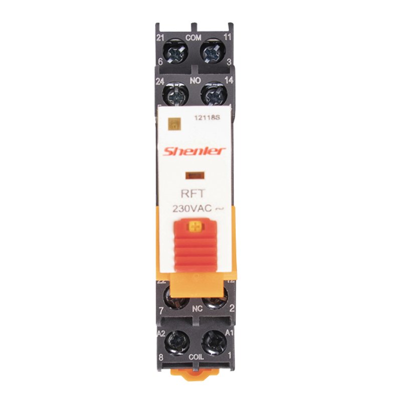 Shenler RFT2CO615LT+SRT08-E Thermal Overload Relay Phase Sequence Industry Relay Module and Base X051 Suppliers Cf14 Led