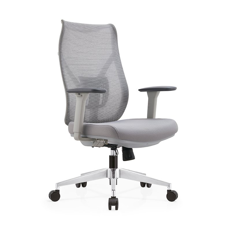 Modern Ergonomic Executive Chair by Manufacturer Swivel Office Chair Gray Mesh Design