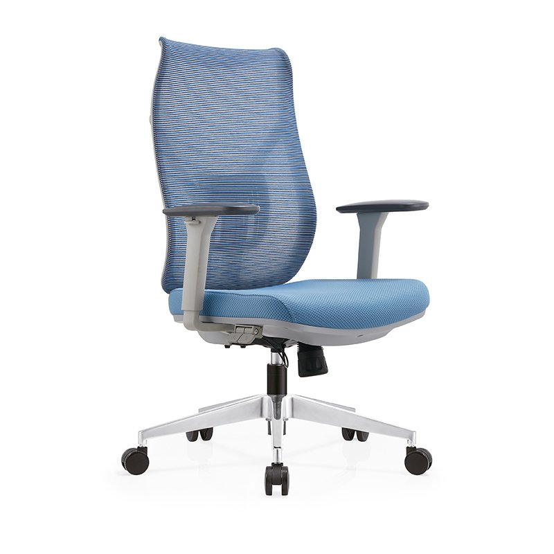 Modern Ergonomic Executive Chair by Manufacturer Swivel Office Chair Gray Mesh Design