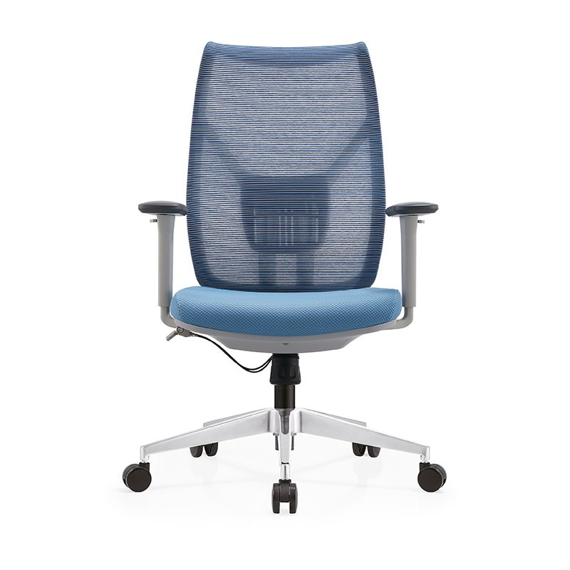 Modern Ergonomic Executive Chair by Manufacturer Swivel Office Chair Gray Mesh Design
