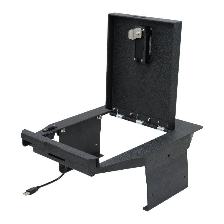Auto Theft Prevention Locker for 2021-2024 Ford F150, 2021 Thru 2024 Ford F150 Interior Kit Armrest Storage Lock Box
