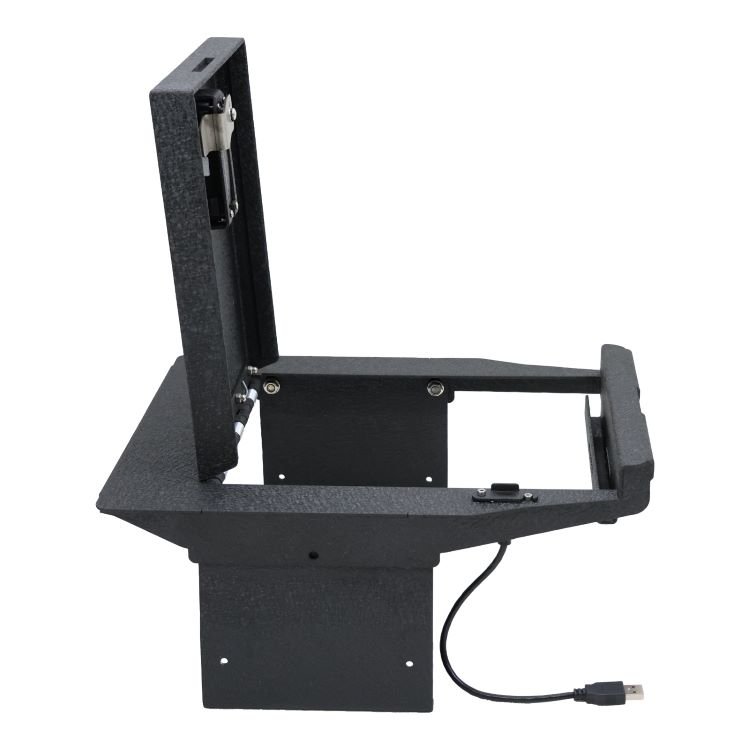 Auto Theft Prevention Locker for 2021-2024 Ford F150, 2021 Thru 2024 Ford F150 Interior Kit Armrest Storage Lock Box