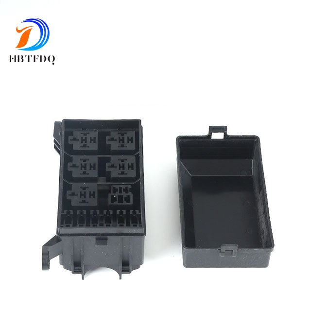 Universal 12V Car Marine 6 Way Relay 6-Slot ATO ATC Blade Auto Fuse Holder Block