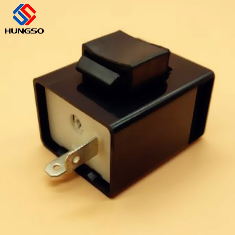 Black Orange 21Wx2+3.4W Turn signal Flasher Relay DC12V 2 Pin Motorcycle Can FM Adjustable LED Auto Flasher Relay