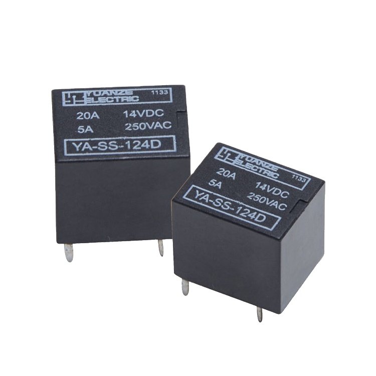 Yuanze YA- Automobile Mini Relay SARD 20A 14VDC 4pin 5pin Car Relays HFKW 20A Micro Motor Control Relay