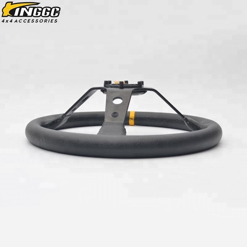 Universal 350mm PVC Tuning Sport Car Steering Wheel For Cars
