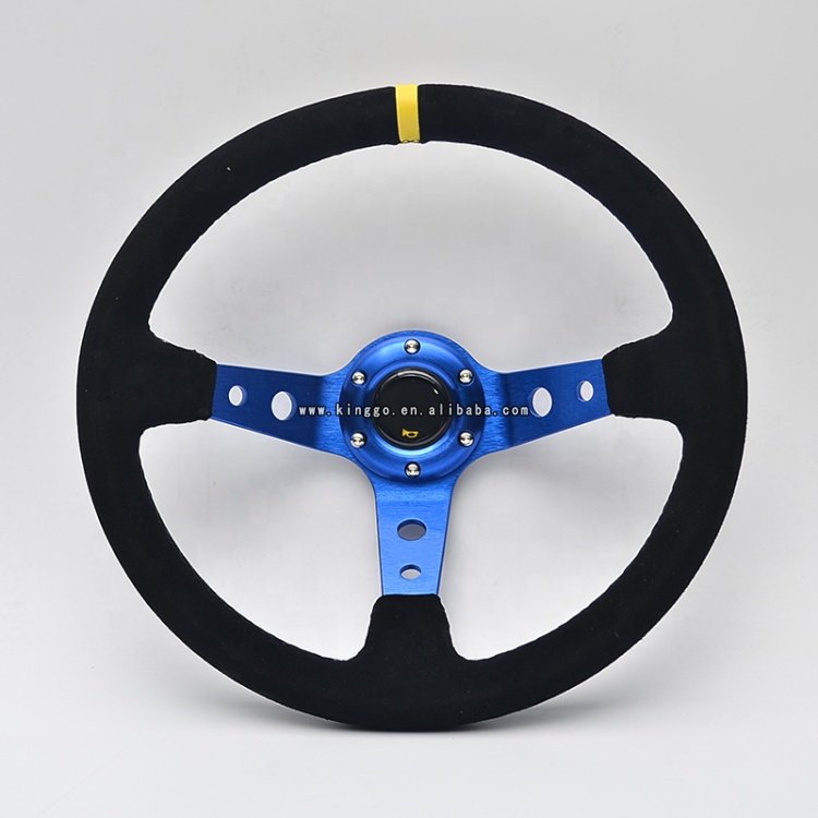 Universal 350mm PVC Tuning Sport Car Steering Wheel For Cars