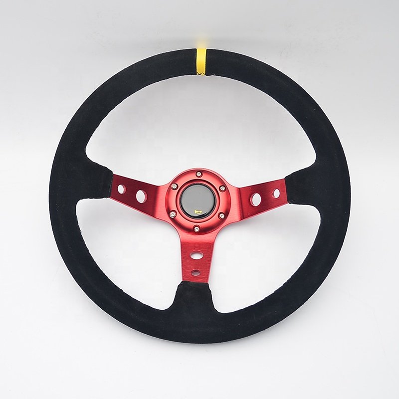 Universal 350mm PVC Tuning Sport Car Steering Wheel For Cars