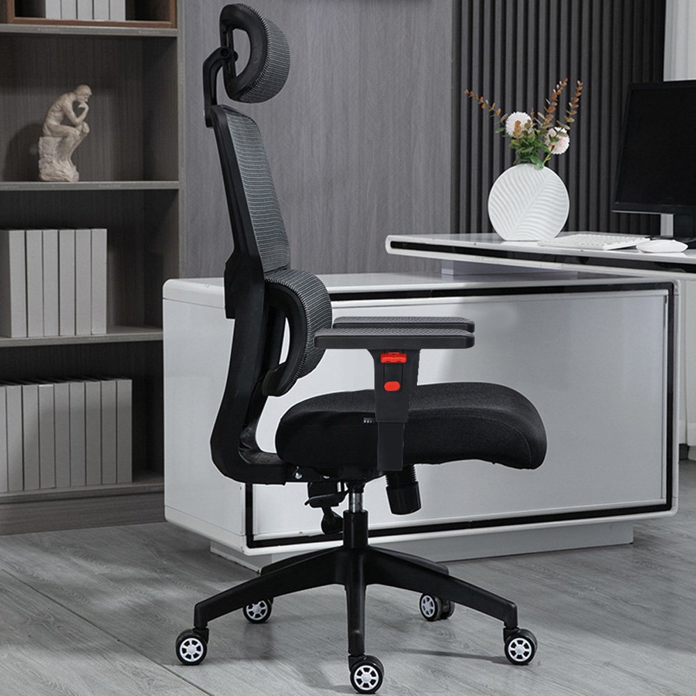 Factory Outlets Luxury 1D Gaming Chair Armrest Parts Plastic Office Chair Armrest Replacement Chair Armrest