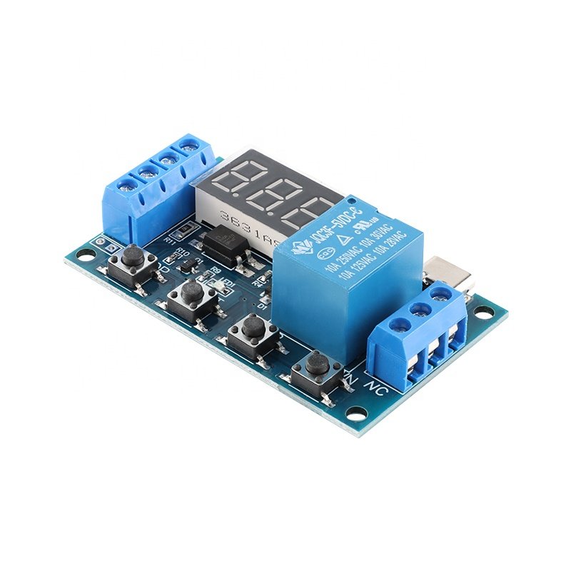 1CH Relay Module Delayed Power Off and Disconnect Trigger Triggering Delayed Cycle Timing Circuit Open HW-521B