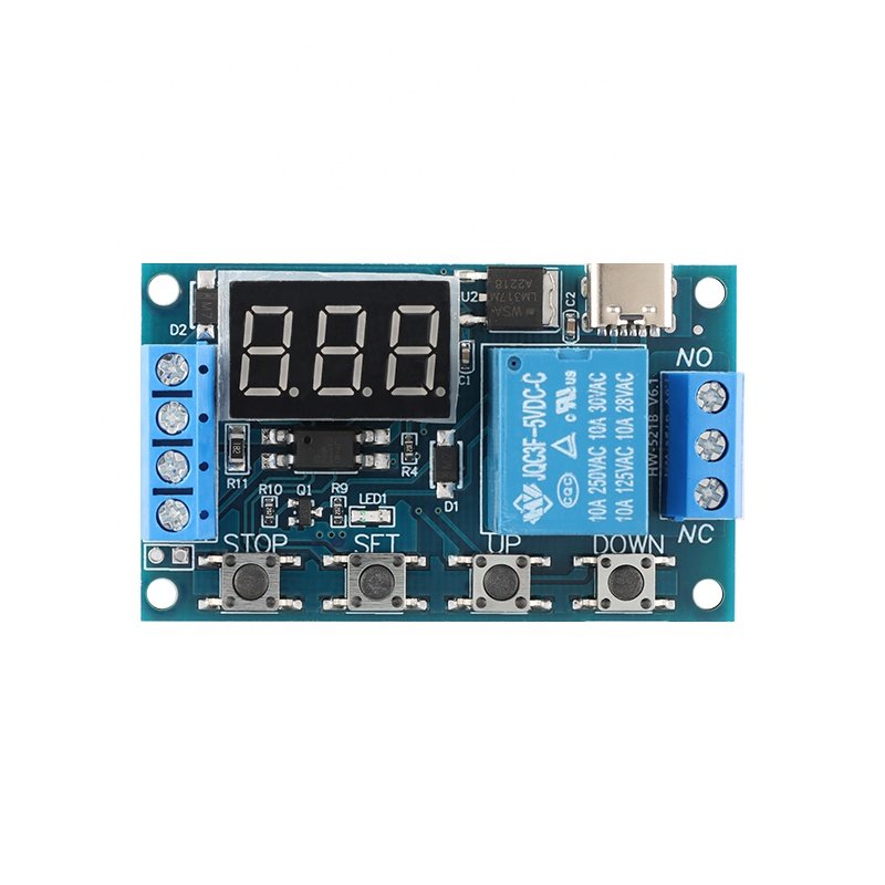 1CH Relay Module Delayed Power Off and Disconnect Trigger Triggering Delayed Cycle Timing Circuit Open HW-521B