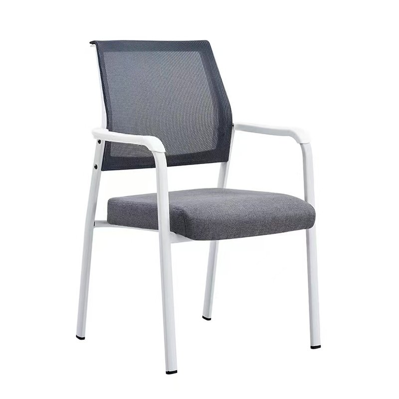 JS Hot Sales Quality Modern Black Office Mesh Chair Stackable Upholstered Ergonomic Office Chair