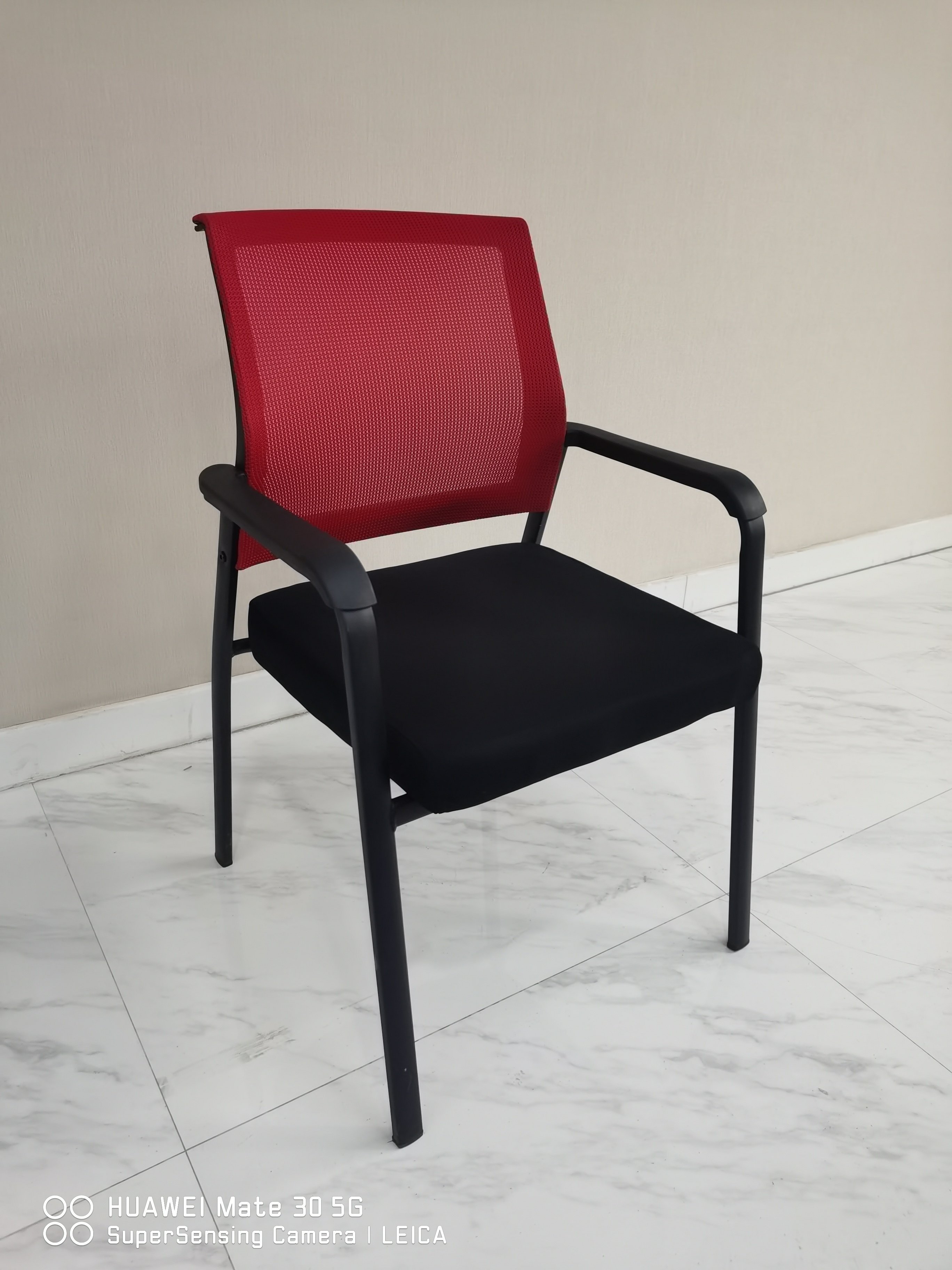 JS Hot Sales Quality Modern Black Office Mesh Chair Stackable Upholstered Ergonomic Office Chair