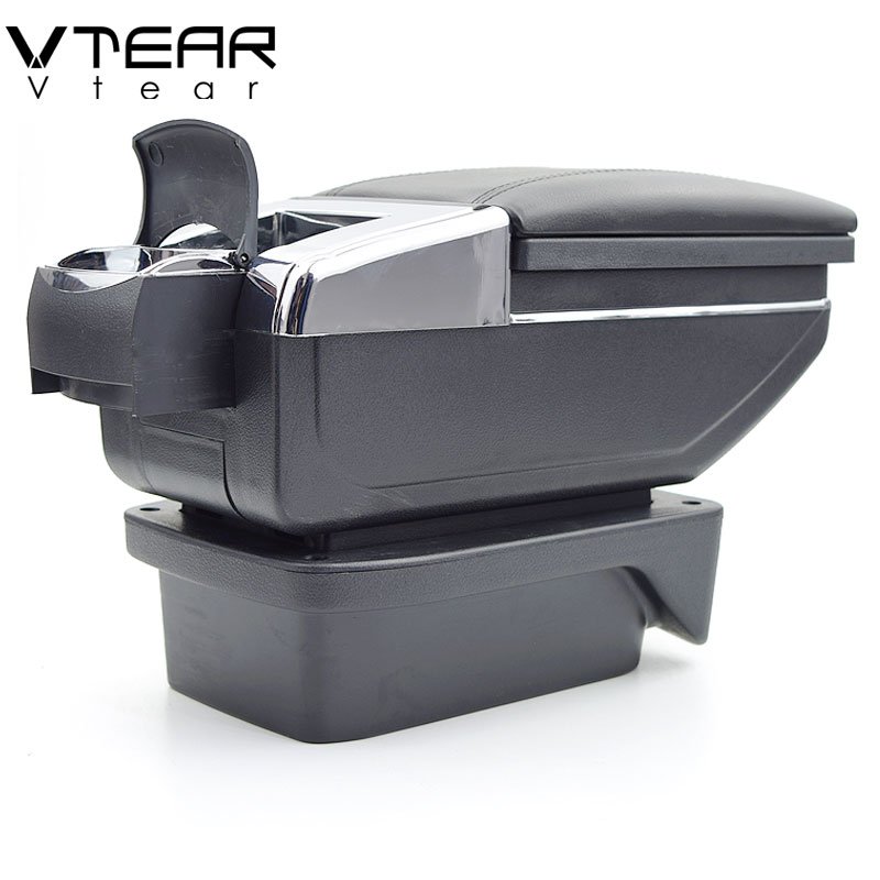 Vtear Armrest Interior Center Console Storage Box Arm Rest Car-Styling Decoration Accessories Parts Organizer for toyota Verso
