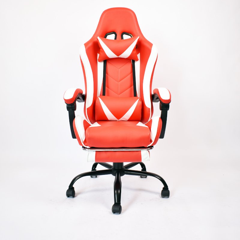 Racing Style Height Adjustable Lounge Chair Reclining Gaming Computer Chair With Footrest