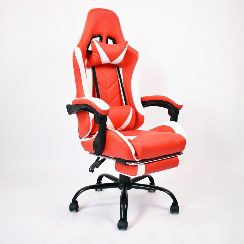 Racing Style Height Adjustable Lounge Chair Reclining Gaming Computer Chair With Footrest