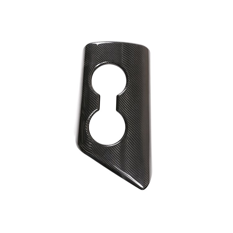 For Toyota Supra GR Real Carbon Fiber Interior Accessories Center Console Armrest Box Panel Water Cup Holder Decoration Cover