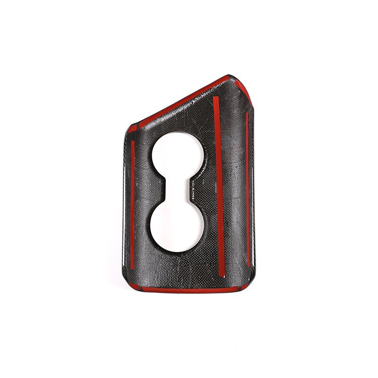 For Toyota Supra GR Real Carbon Fiber Interior Accessories Center Console Armrest Box Panel Water Cup Holder Decoration Cover