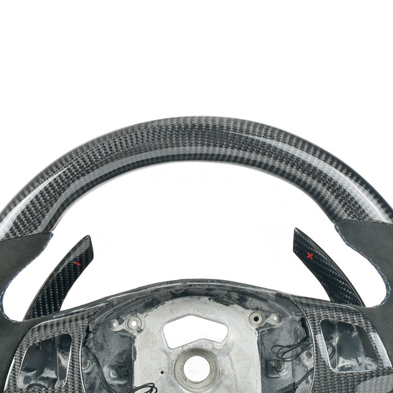 Customized 100% Real Carbon Fiber Car Steering Wheel For BMW 3 Series E82 E84 E87 E90 E92 E93