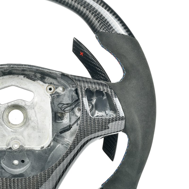 Customized 100% Real Carbon Fiber Car Steering Wheel For BMW 3 Series E82 E84 E87 E90 E92 E93